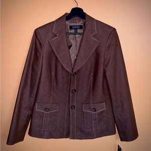Brown Kasper 2 piece suit